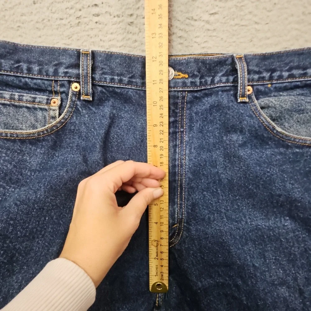 VTG Levis 517 Jeans Mens 36x30 Blue Denim Western Bootcut Ranch Rodeo Mexico Y2K